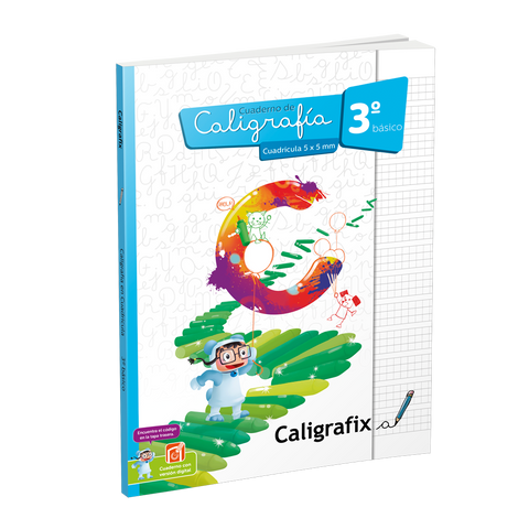 Caligrafía Cuadricula 5x5mm - 3 Básico - Caligrafix