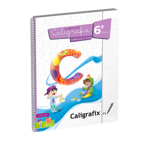Caligrafía Cuadricula 5x5mm - 6 Básico - Caligrafix