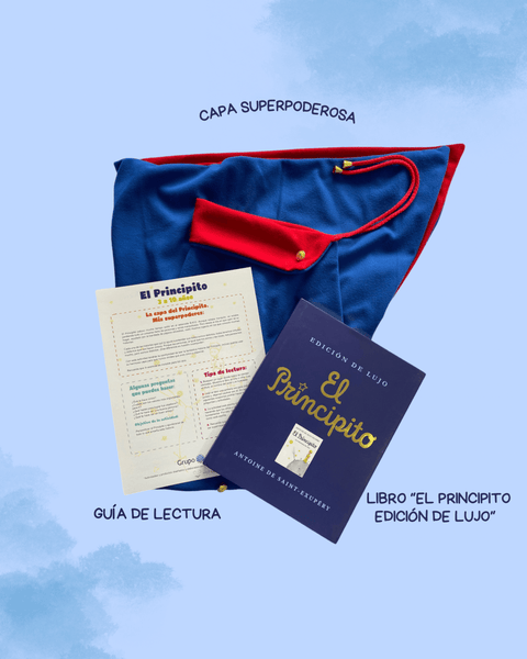 Kit El Principito Edición de Lujo (Libro + Capa + Guia de lectura) - Antoine de Saint-Exupéry