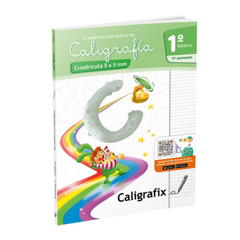 Caligrafía Cuadricula 5x5mm - 1 Básico (1er Semestre) - Caligrafix