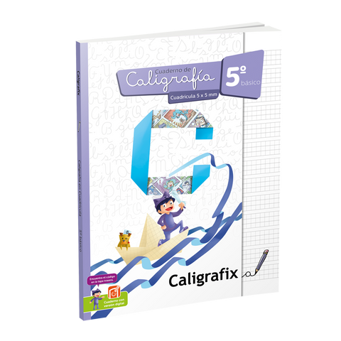 Caligrafía Cuadricula 5x5mm - 5 Básico - Caligrafix