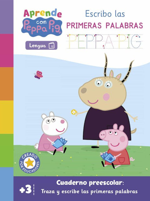 Aprende Lengua con Peppa Pig. Escribo las primeras palabras