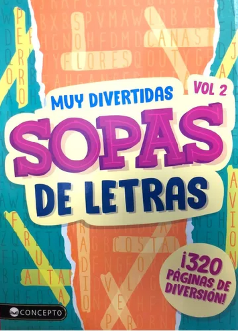 Muy divertidas sopas de letras (Volumen 2)