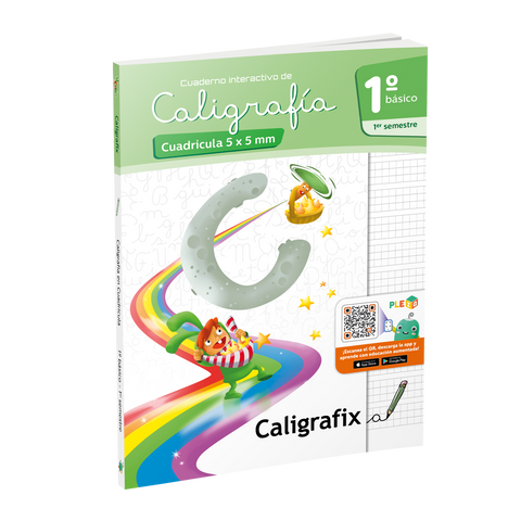 Caligrafía Cuadricula 5x5mm - 1 Básico (1er Semestre) - Caligrafix