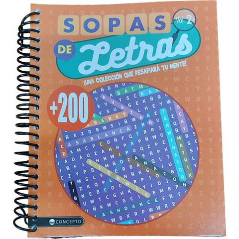 200+ Sopas de letras (Volumen 2)