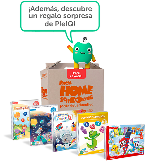 Pack Homeschooling Kínder a partir de los 5 años