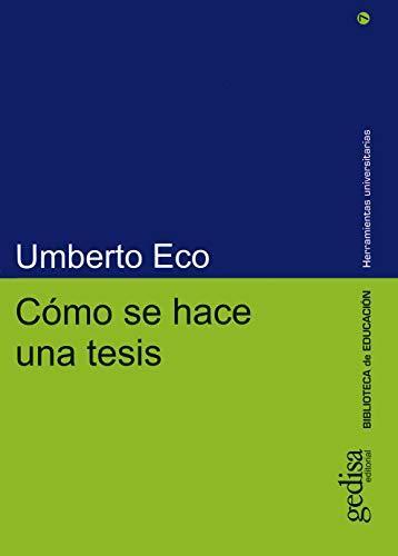 Como se hace una tesis - Umberto Eco