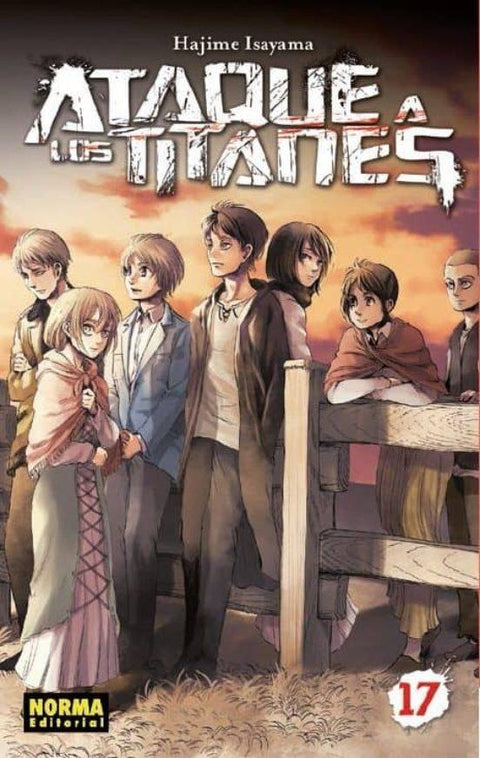 Ataque a los Titanes 17 - Hajime Isayama