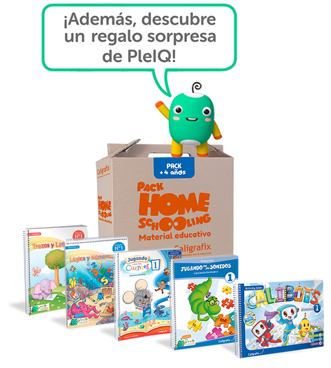 Pack Homeschooling Prekínder a partir de los 4 años