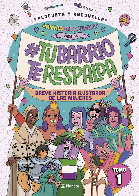 Amiga Date Cuenta Tu Barrio Te Respalda - Andonella y Plaqueta