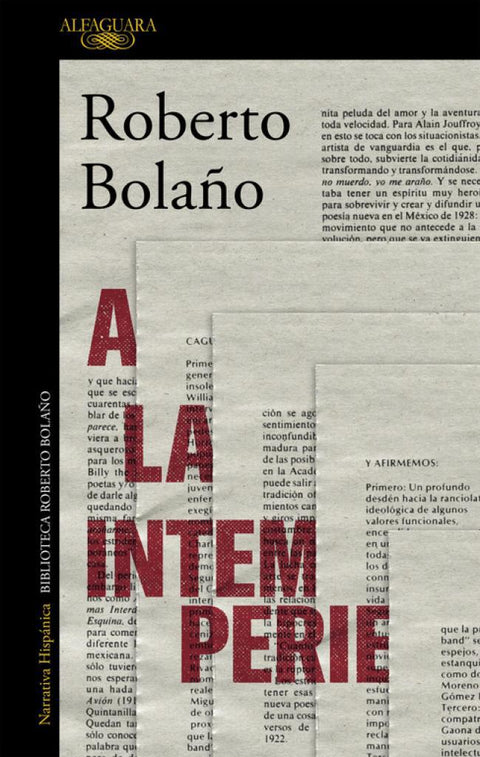 A la interperie - Roberto Bolaño