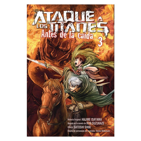 Attack on Titan: Antes de la Caida 3 - Hajime Isayama