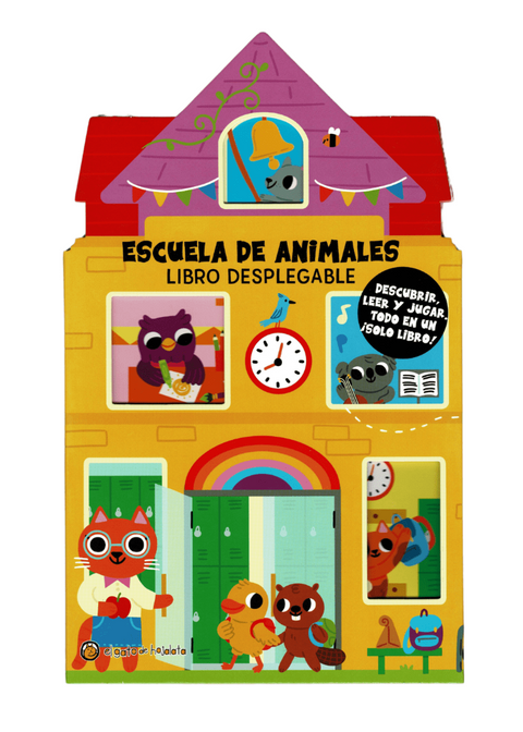 Escuela de animales - Libro desplegable