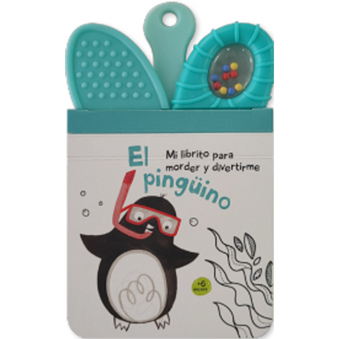 El pinguino: Mi librito para morder y divertirme