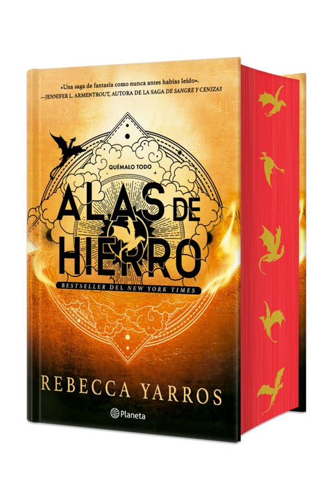 Alas de Hierro (Tapa dura y cantos pintados) - Rebecca Yarros