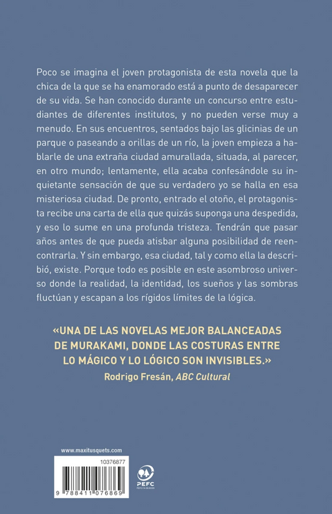 La ciudad y sus muros inciertos - Haruki Murakami