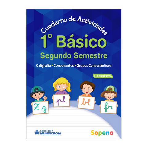 Cuaderno de actividades - Vertical - 1 Básico (2do Semestre) - Sopena