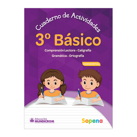 Cuaderno de actividades - Horizontal - 3 Básico - Sopena