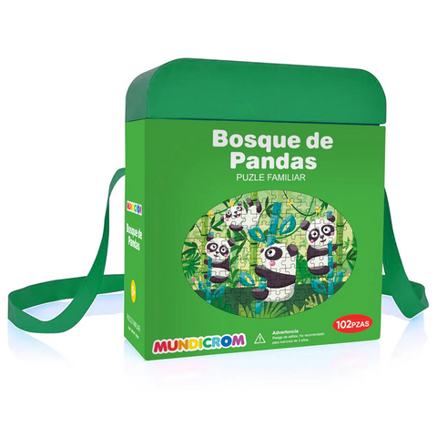 Puzzle Bosque De Pandas (105 Piezas) - Mundicrom