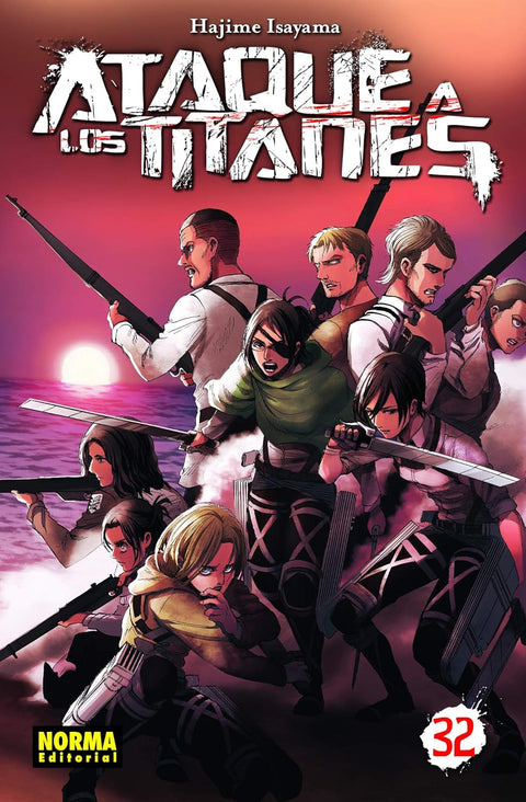 Ataques a los Titanes 32 - Hajime Isayama