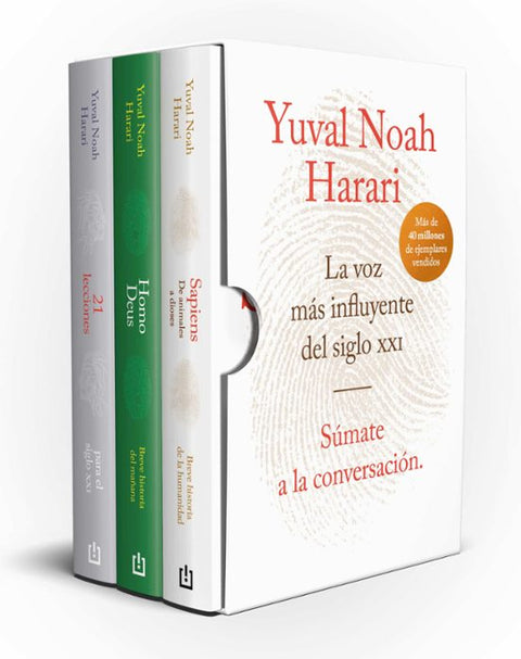 Estuche Harari: Sapiens / Homo deus / 21 lecciones para el siglo XXI - Yuval Noah Harari