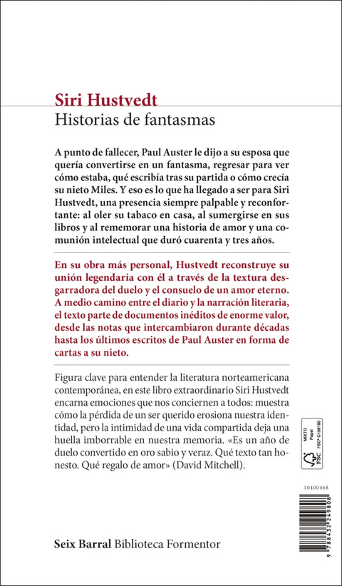 Historias de fantasmas - Siri Hustvedt