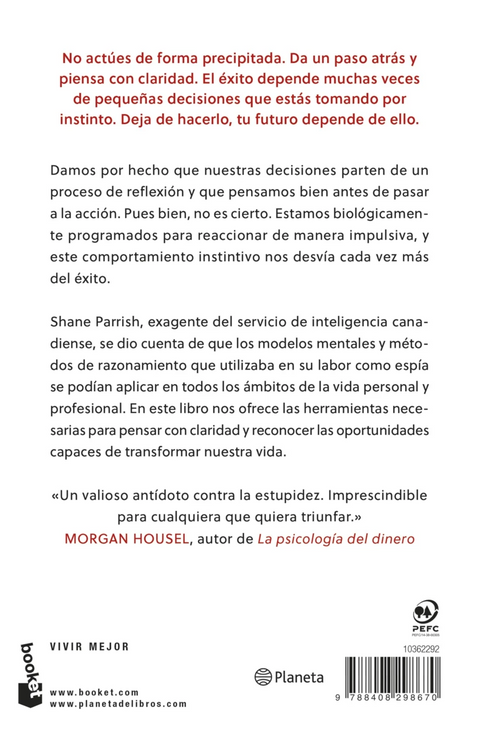 Pensar con claridad - Shane Parrish