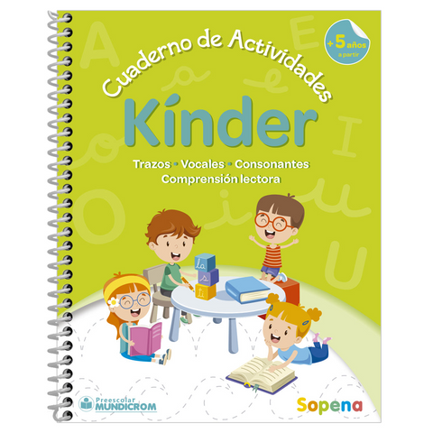 Cuaderno de actividades - Kínder - Sopena