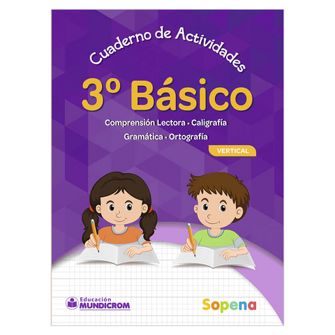 Cuaderno de actividades - Vertical - 3 Básico - Sopena