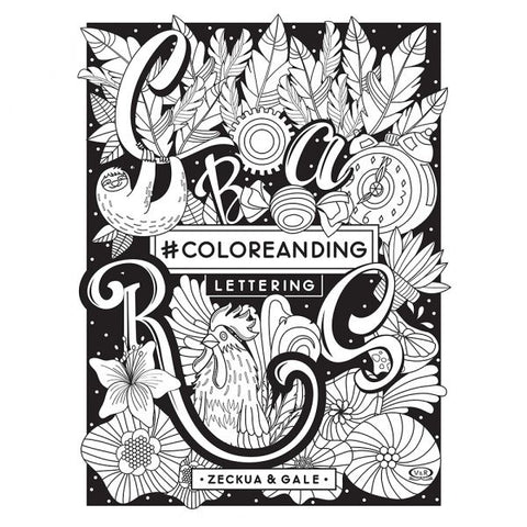 Libro #Coloreanding Lettering - Gale