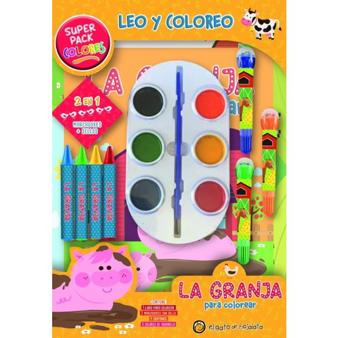 La granja para colorear *super pack para colorear*