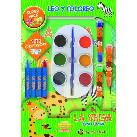 La selva para colorear *super pack para colorear*