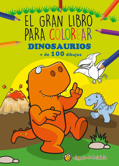 Gran libro para colorear dinosaurios