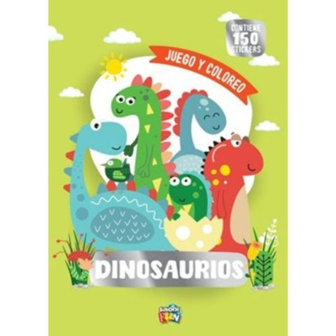 Juego y coloreo Dinosaurios - Nicolás Roveda