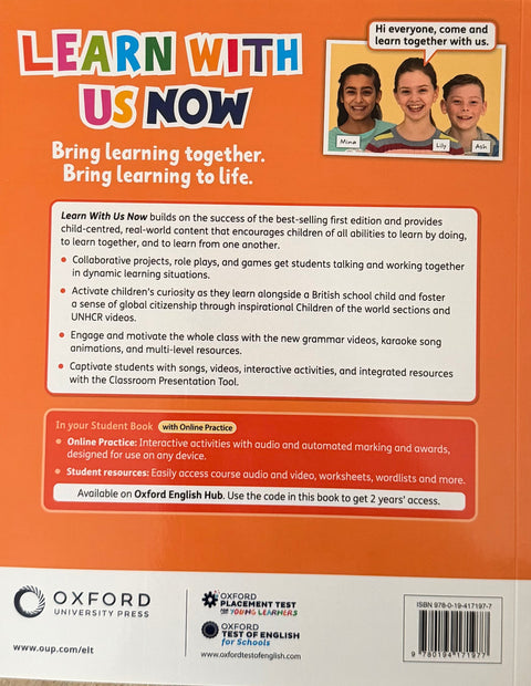 Learn With Us Now 4 Student Book with Online Practice - Oxford