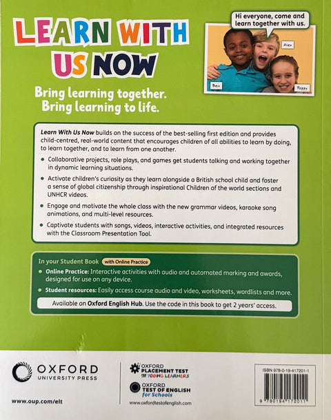 Learn With Us Now 1 Student Book with Online Practice