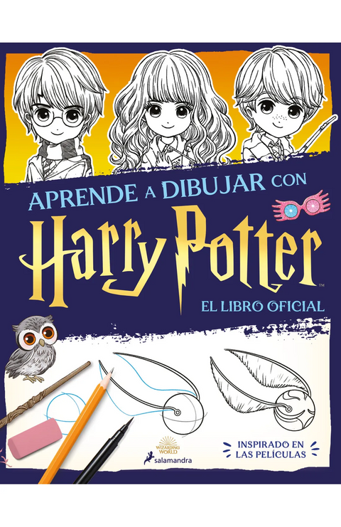 Aprende a dibujar con Harry Potter - J. K. Rowling