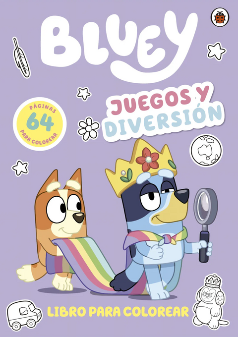 Bluey Juegos y diversión - Libro para Colorear