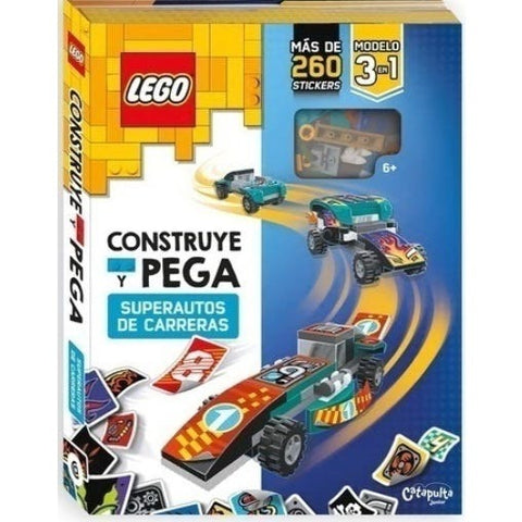 Construye y pega Superautos de carreras - LEGO