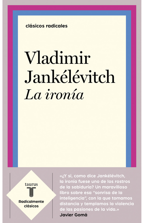 La ironía - Jacobo Jankelevich