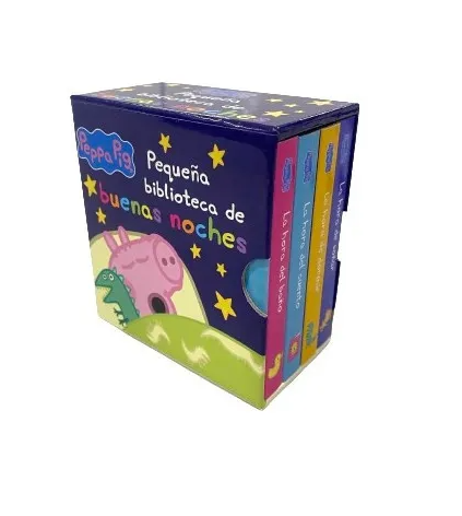 Peppa pig pequeña biblioteca buenas noches - Hasbro