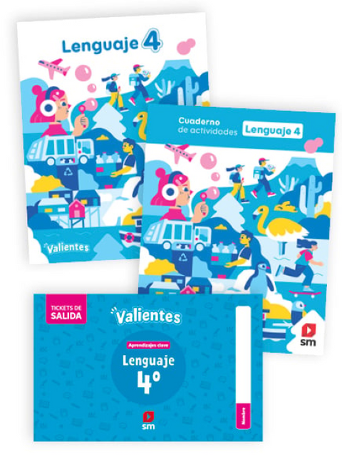Lenguaje 4º Básico - Valientes SM