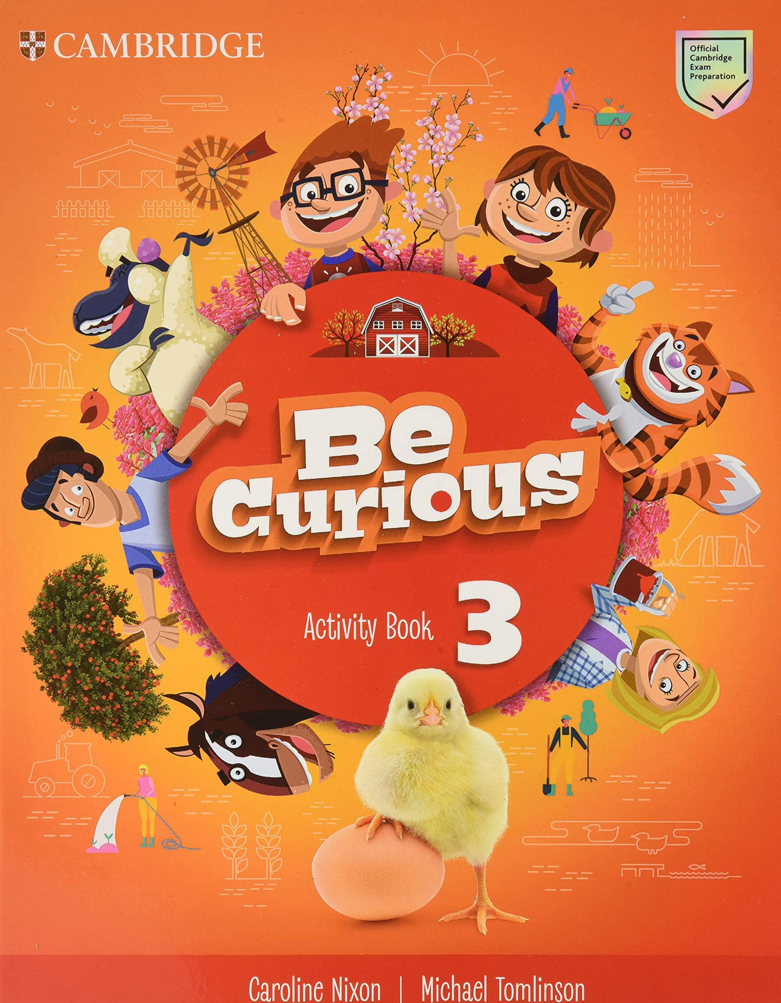 Be Curious 3 Activity Book with Home Booklet- Cambridge