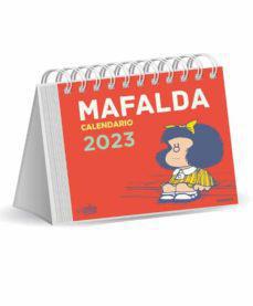 Mafalda 2023 Calendario de Escritorio - Rojo (Sin Caja)