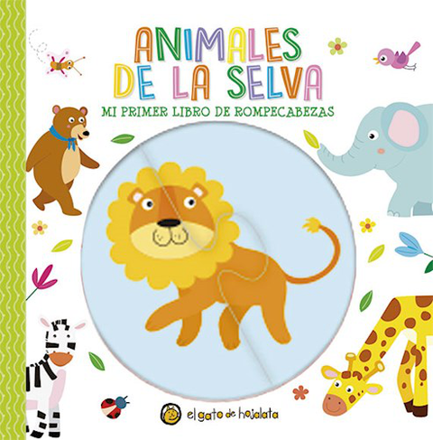 Animales de la Selva: Mi Primer Libro de Rompecabezas