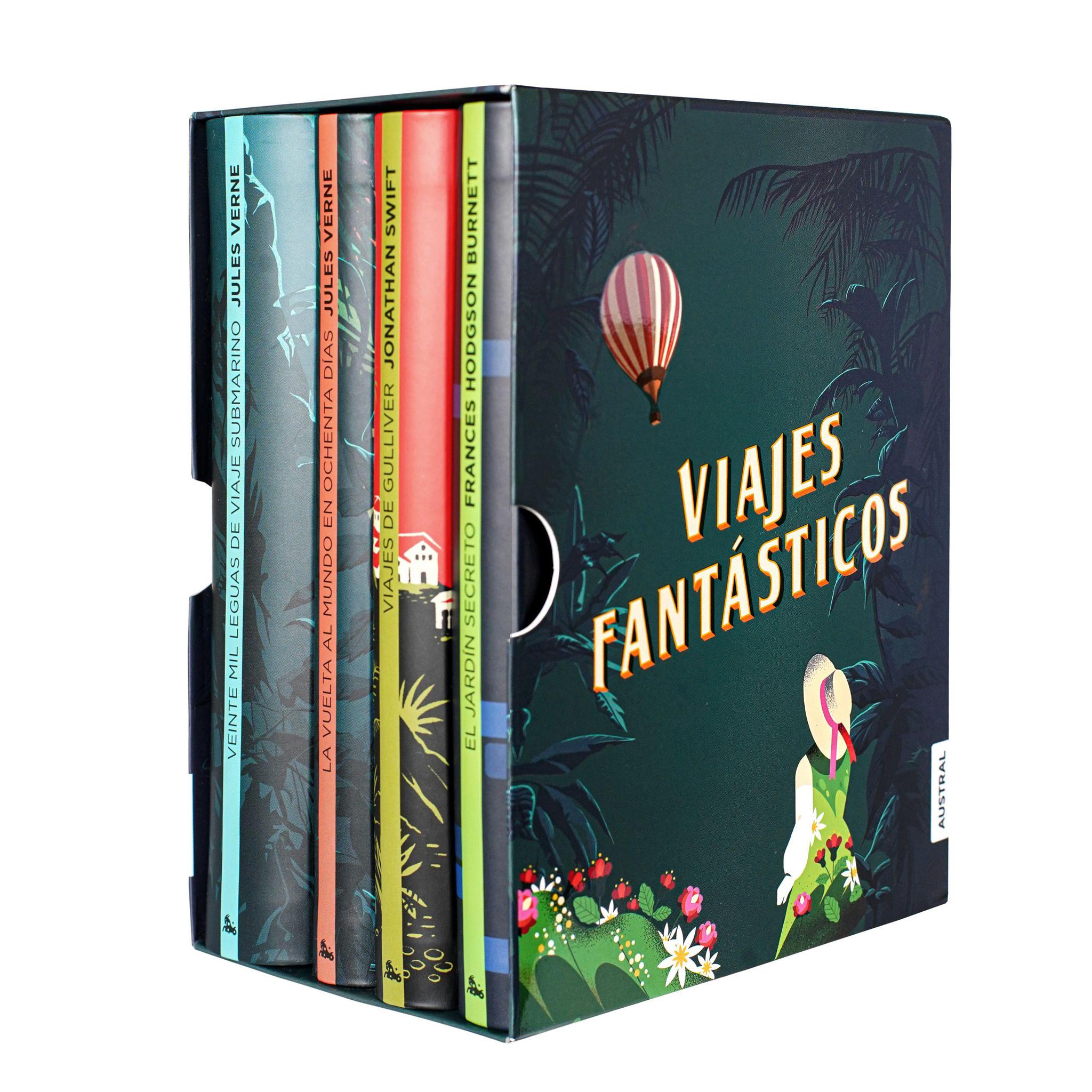 Pack Viajes Fantasticos - Julio Verne, Jonathan Swift, Frances Hodgson Burnett