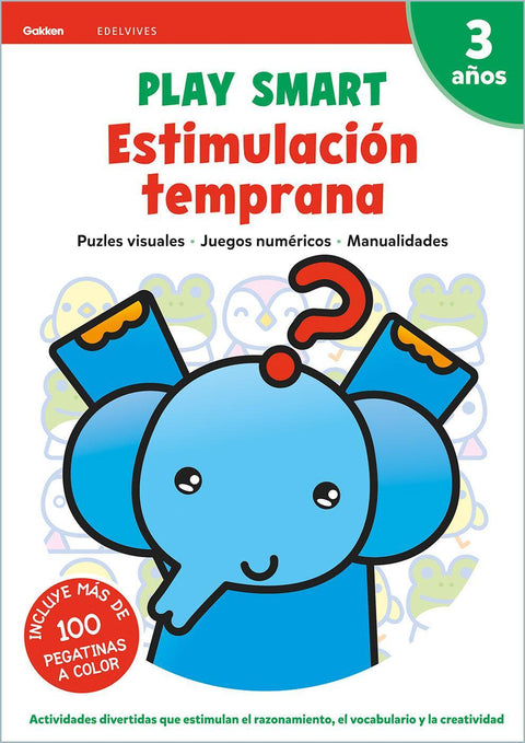 Play Smart: Estimulacion Temprana (3 Años. Cuaderno 3) - Varios Autores