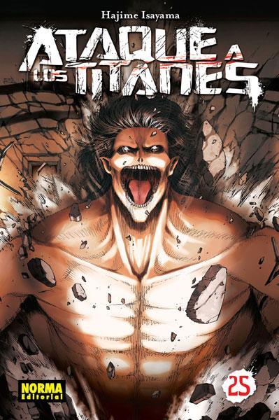 Ataque a los Titanes 25 - Hajime Isayama