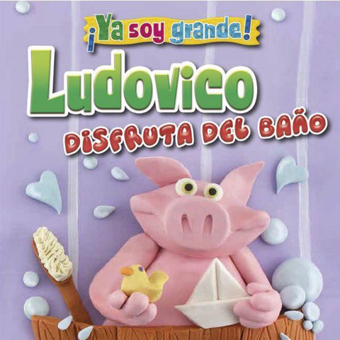 Ya soy grande: Ludovico disfruta del baño