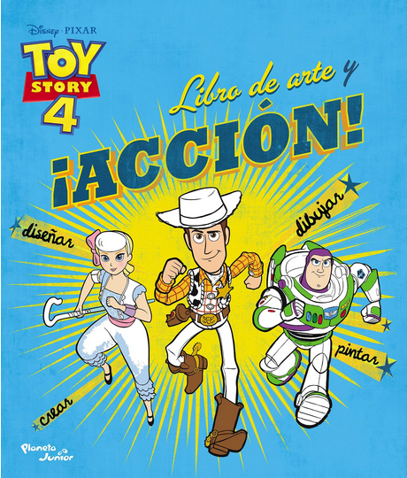 Libro de Arte y Accion. Toy Story 4 - Disney
